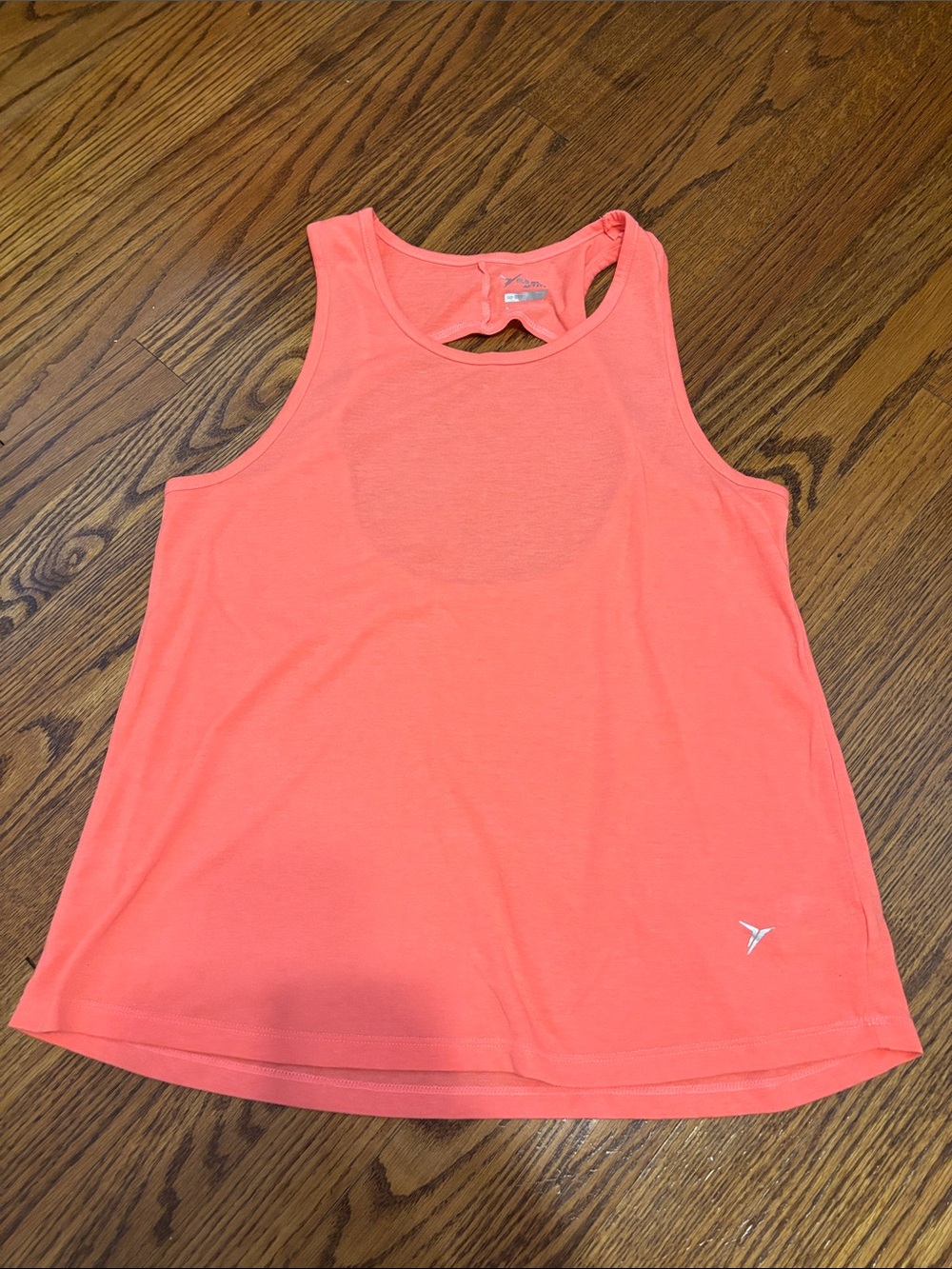 Neon Coral Racerback Athletic Tank
